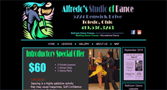 Desktop Screenshot of alfredosdancingclasses.com